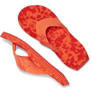 WOMENS ORANGE SUMMER BEACH FLIP FLOP THONG SANDAL SIZE 5M-6W